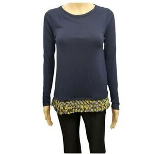 J Crew (NWT) Women's PullOver Ruffled Bottom Flare Sweater Size Small